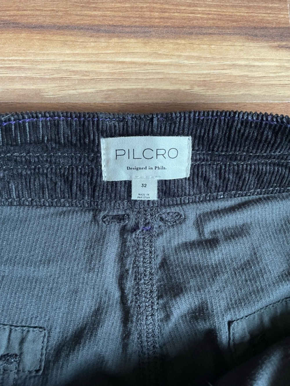 Pilcro Anthropologie Women’s 32 Corduroy Pants Wanderer Relaxed Leg - Picture 7 of 9